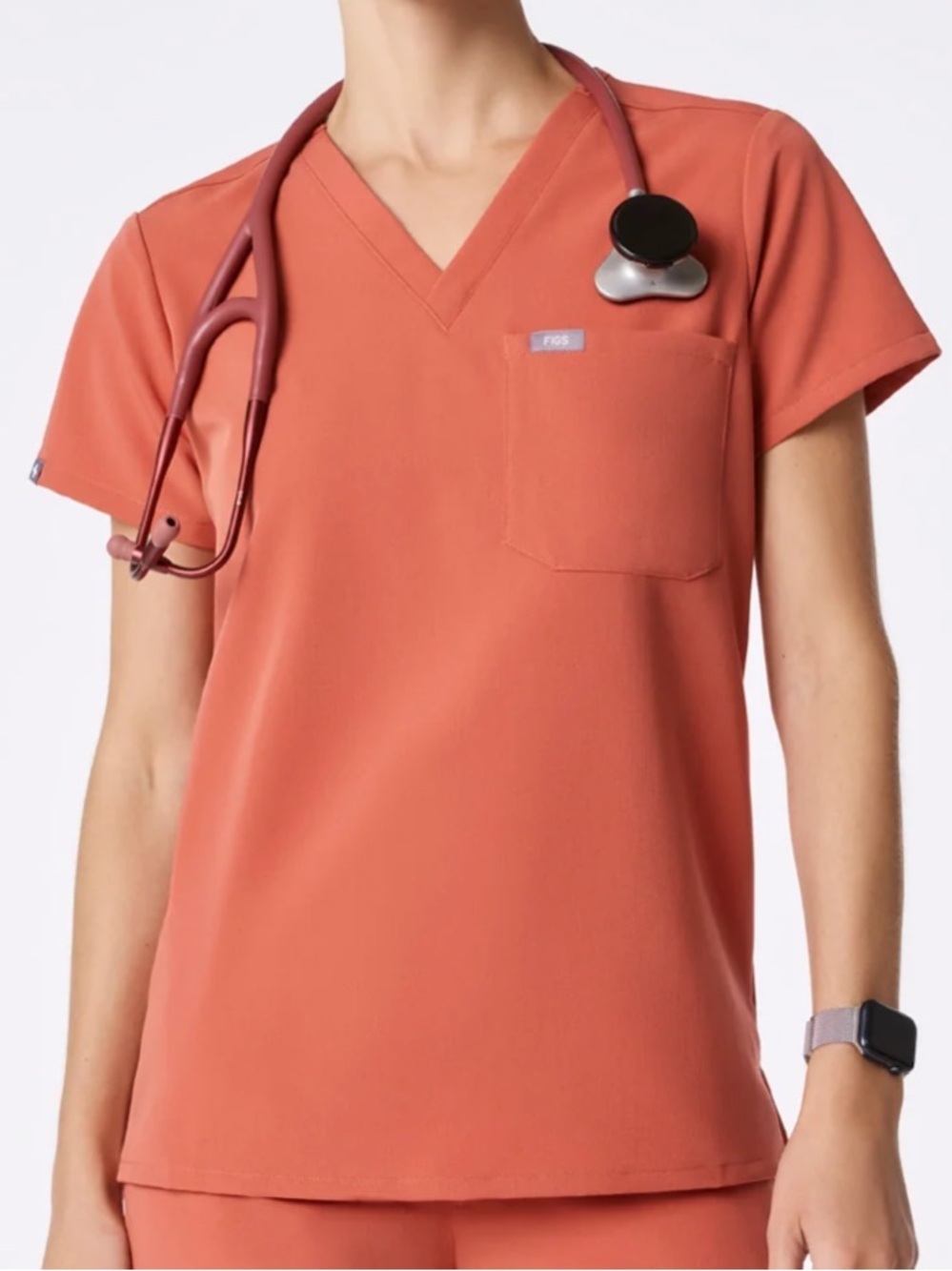 FIGS Catarina One Pocket Medical Scrub Top | Size L